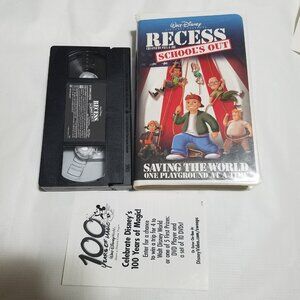 Recess School's Out Disney VHS Clamshell 2001 Paul & Joe - Bundle & Save